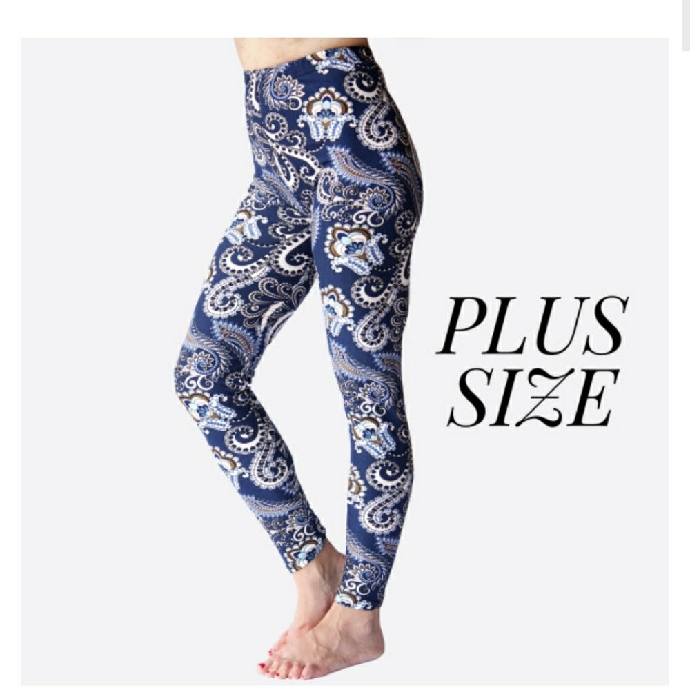 *- PLUS Size Leggings OSFM. NWT